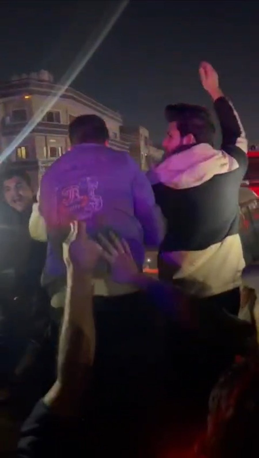 הפגנה בבגדאד נגד התוקפנות האמריקאית בעיראק.