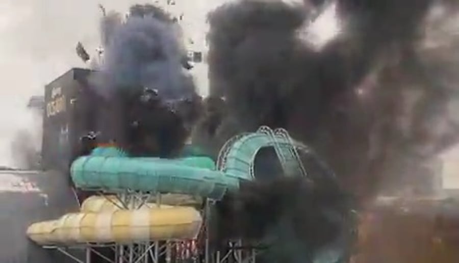 רגעי הפיצוץ בסרטון 