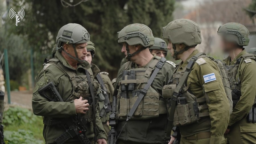 רב אלוף הלוי בסיור בבסיסי הצפון