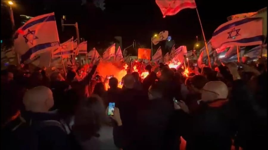 ההפגנה הערב בתל אביב