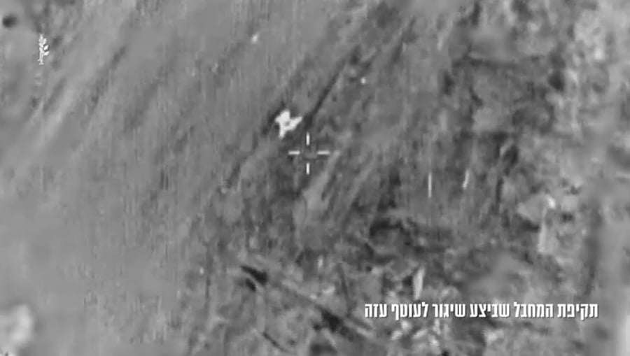 חיסול המחבל שביצע שיגור לעוטף, אתמול