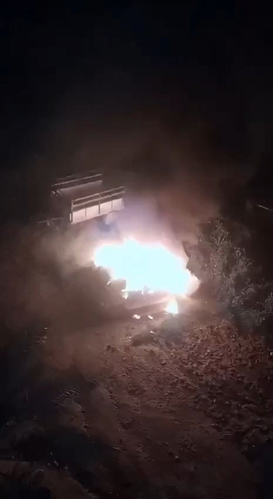 תג מחיר? רכב פלסטיני עולה באש בכפר בורקא בצפון השומרון - סמוך לחומש