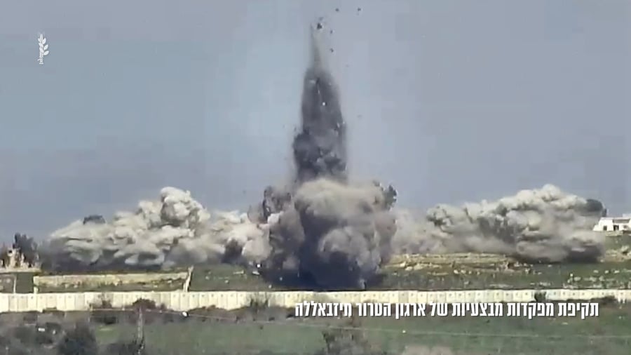 צפו בתיעוד התקיפה בדרום לבנון