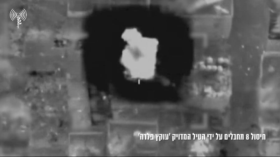 צפו בתיעוד: כך חוסלו מחבלי חמאס מהאוויר