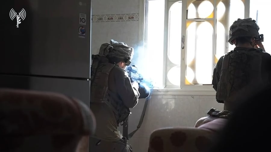 תיעוד מפעילות יחידת אגוז במערב חאן יונס