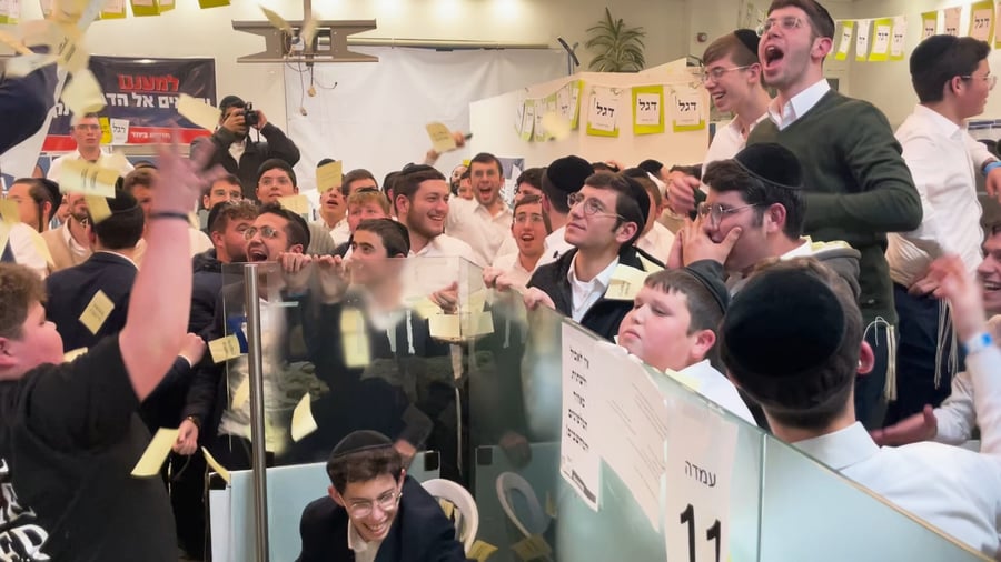 מטה גרינברג ודגל התורה בבית שמש, בליל הבחירות