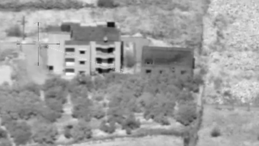 תיעוד התקיפות ממטוסי חיל האוויר