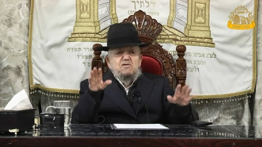 צפו בדבריו של ראש הישיבה