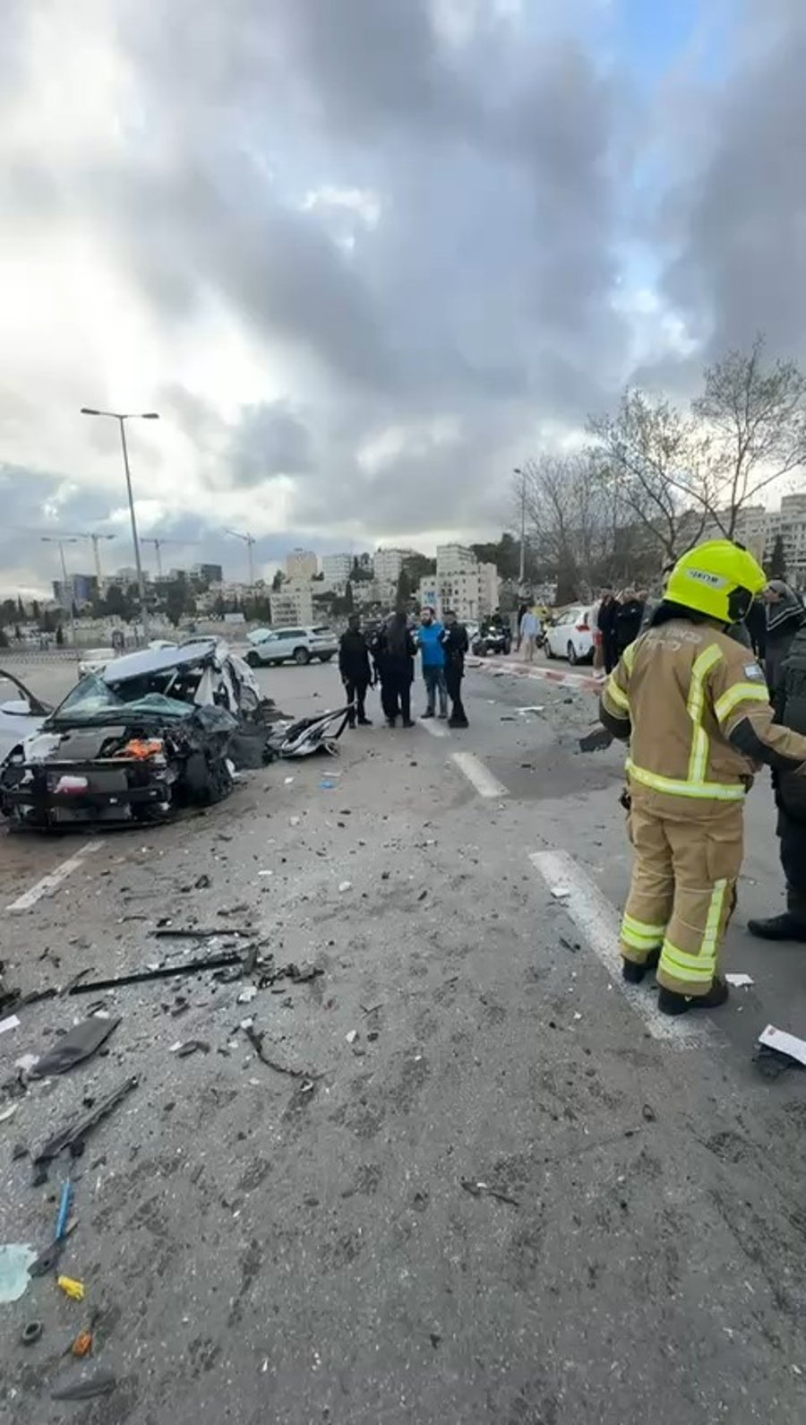 זירת התאונה