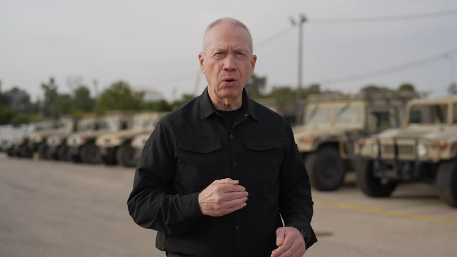 דבריו של שר הביטחון