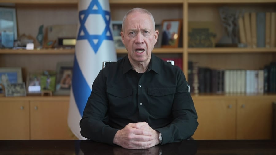 דבריו של שר הביטחון