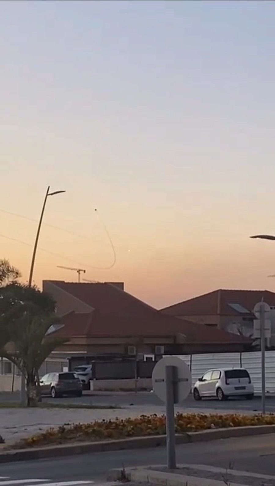 תיעוד ירי הרקטות