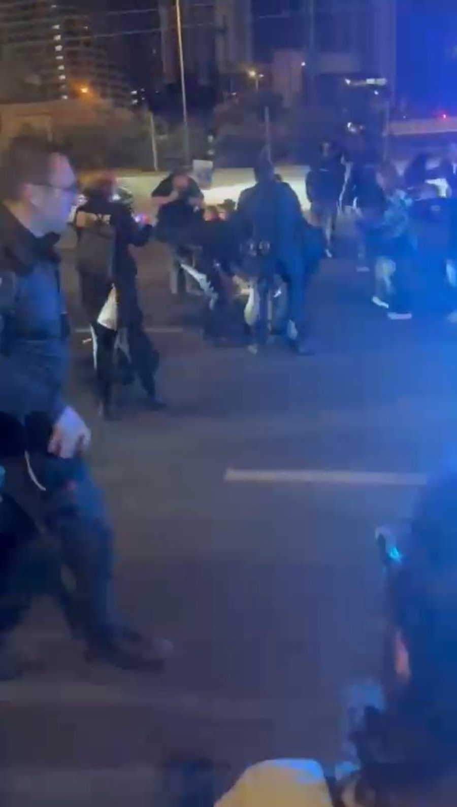 ההפגנה בנתיבי איילון והעימותים עם המשטרה