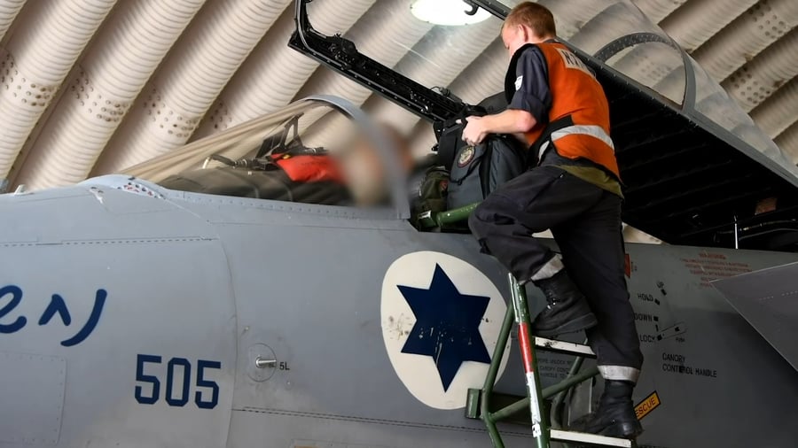 תיעוד מהאימונים של חיל האוויר