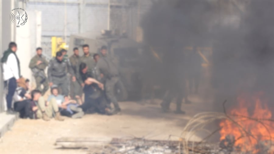 המשטרה פועלת במעבר כרם שלום