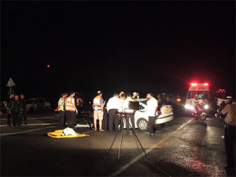 תאונת דרכים קטלנית בכביש 444 סמוך לאלעד