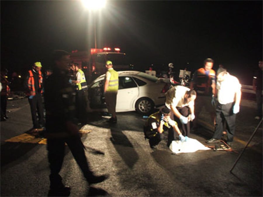 תאונת דרכים קטלנית בכביש 444 סמוך לאלעד