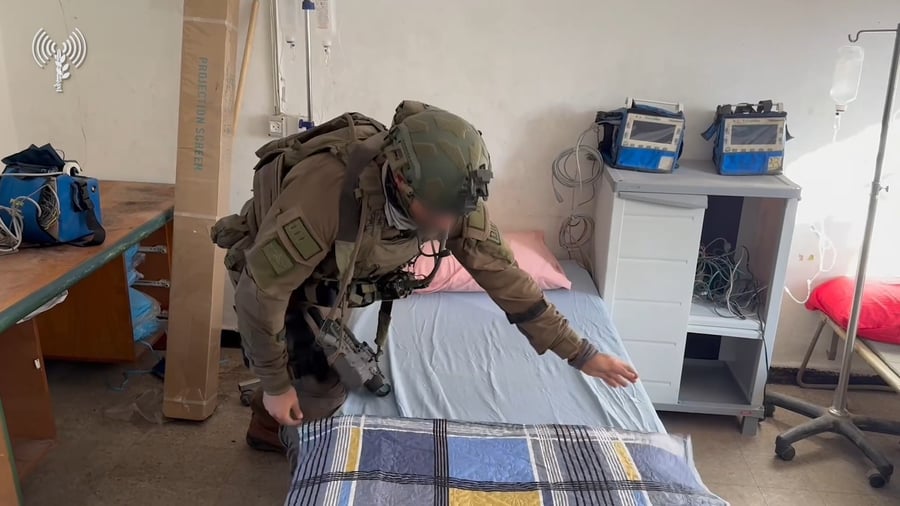 חדרי טיפולים שהוקמו בסמיכות לשיפא עבור החולים העזתיים