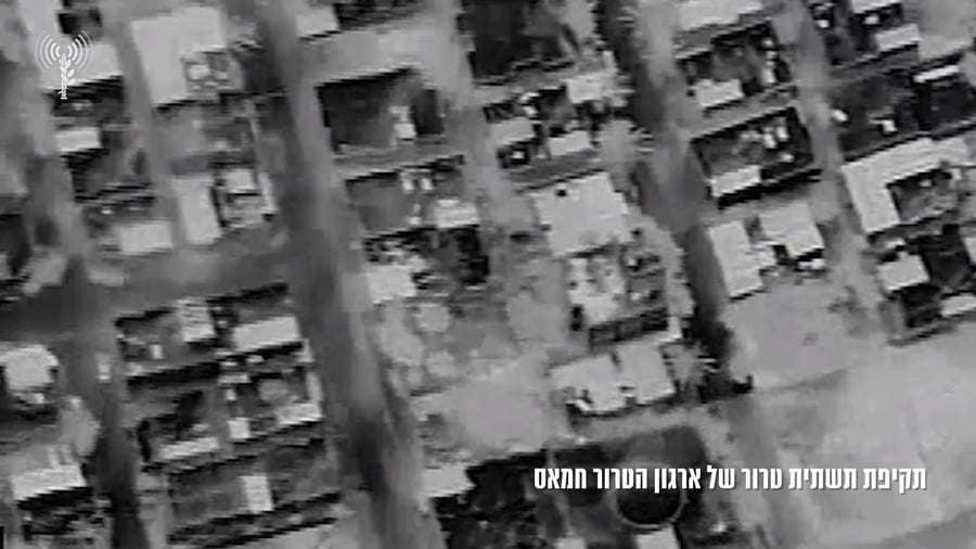 תיעוד מתקיפות צה"ל ברצועה