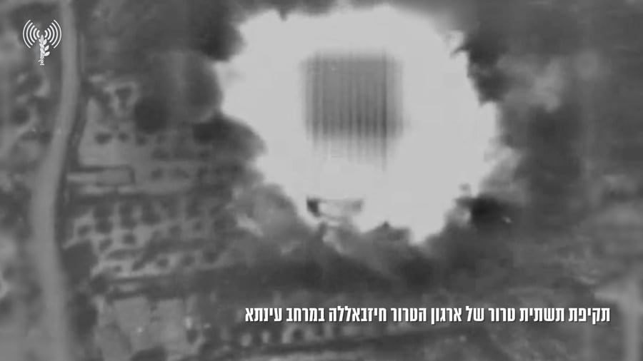 צפו בתקיפות בדרום לבנון