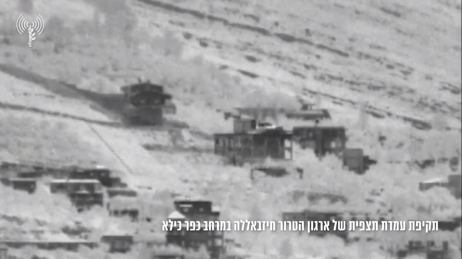 צפו בתקיפות בדרום לבנון