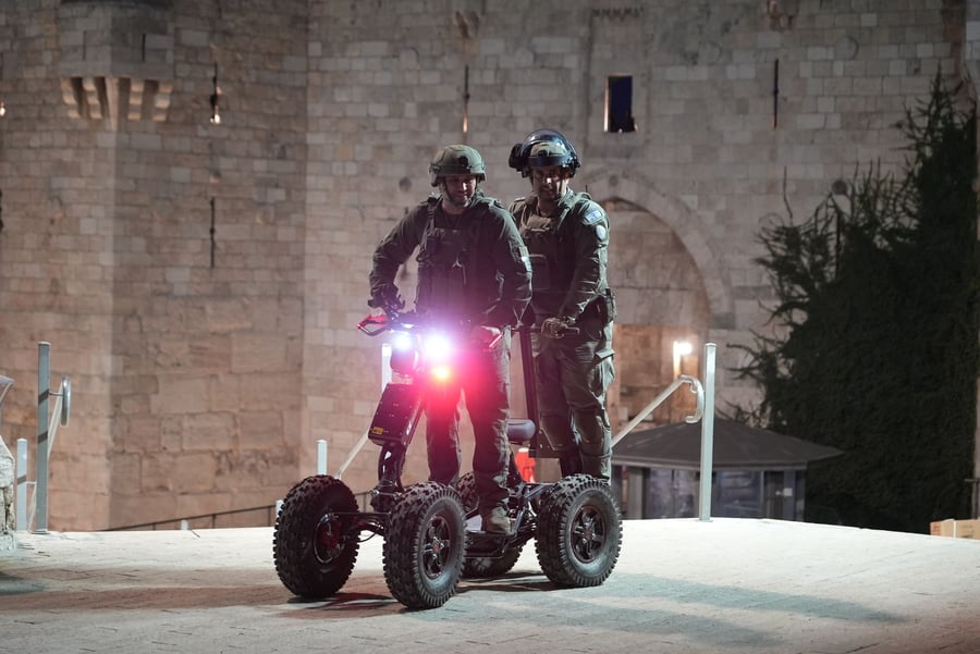 פעילות שוטרי מחוז ירושלים ולוחמי מג״ב במהלך הרמדאן