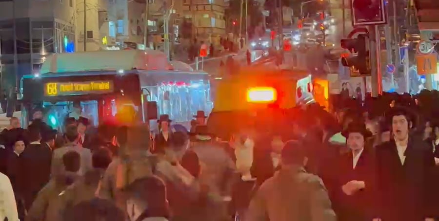 ירושלים: הפגנה אלימה של קנאים קיצונים יצאה משליטה