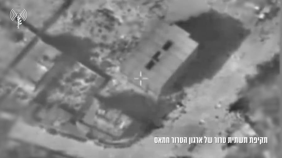 תיעוד מתקיפת תשתיות טרור בהכוונת צק״ח הנח״ל