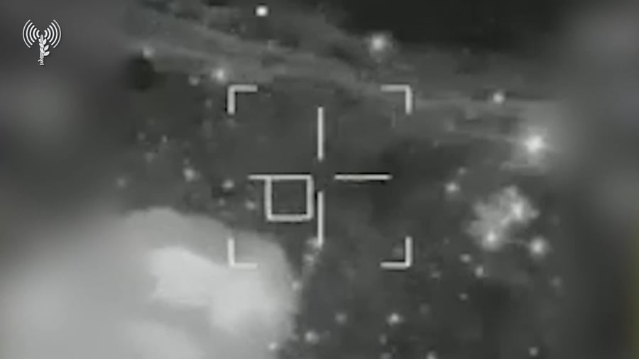 וכך זה נראה מהקוקפיט | מטוסי חיל האוויר מיררטים כטב"מים איראניים