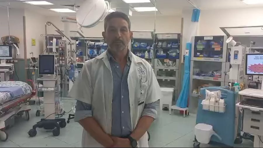 ד"ר צבי שלג, על מצב הפצועים שהגיעו לביה"ח