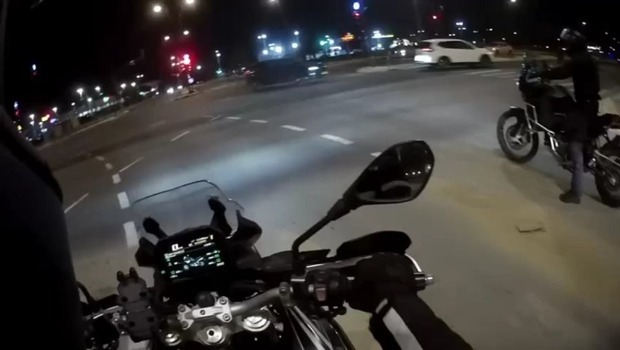 תיעוד המרדף והמעצר המשטרתי