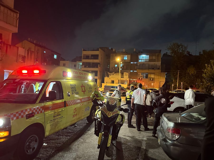 בני ברק: עשרות נפגעים פונו באישון לילה לבתי חולים בעקבות שריפה 