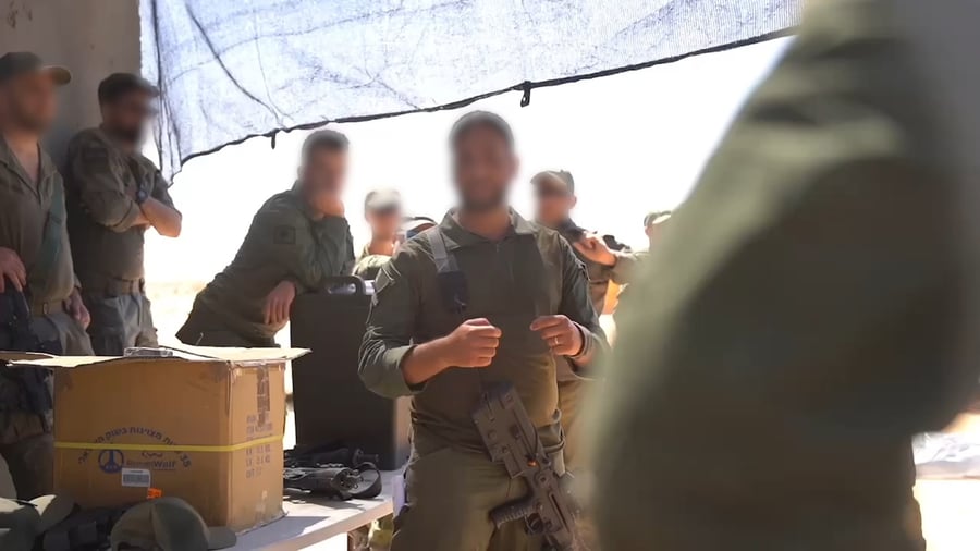 היערכות חטיבת המילואים ׳כרמלי׳ במרכז לאימוני יבשה