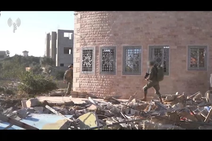 תיעוד מהיתקלויות של הלוחמים עם מחבלים בעזה