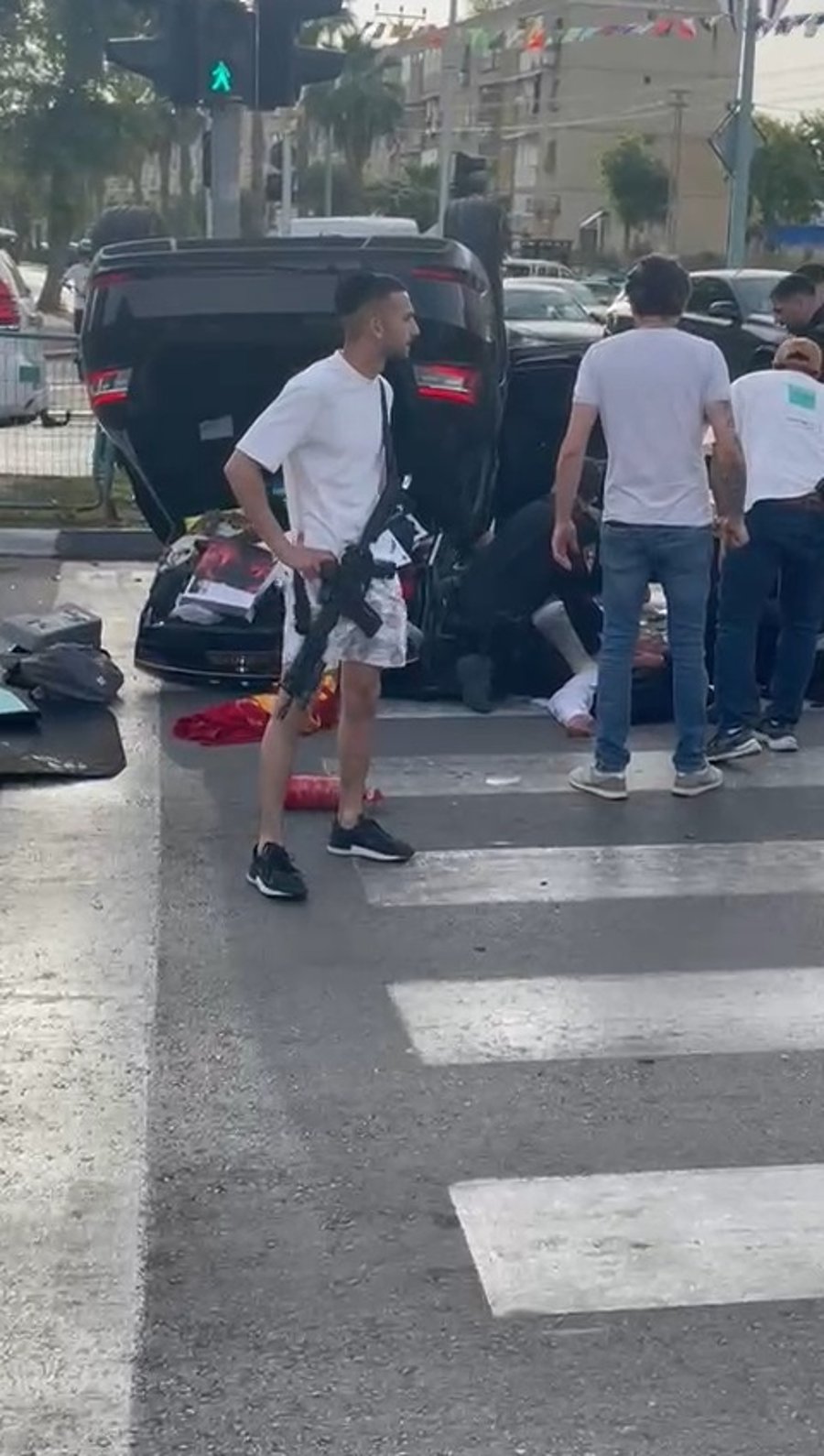 זירת התאונה