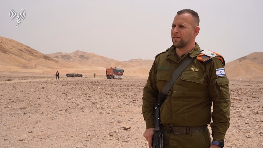 קצין אג"ם של מחוז הדרום בפיקוד העורף, רב-סרן רוי