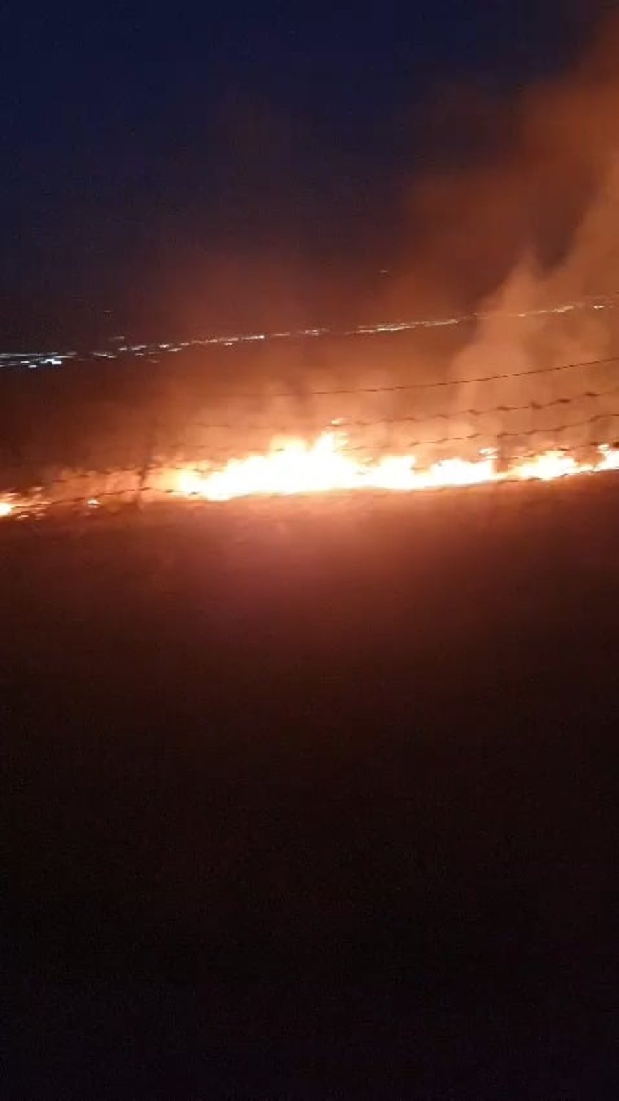 טייסת 'אלעד' הופעלה לראשונה: שריפות ענק בבקעת הירדן