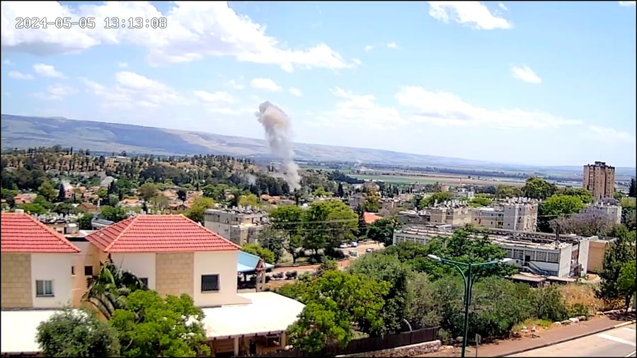 ***אזהרת שמיעה*** | תיעוד המטחים לעבר קריית שמונה