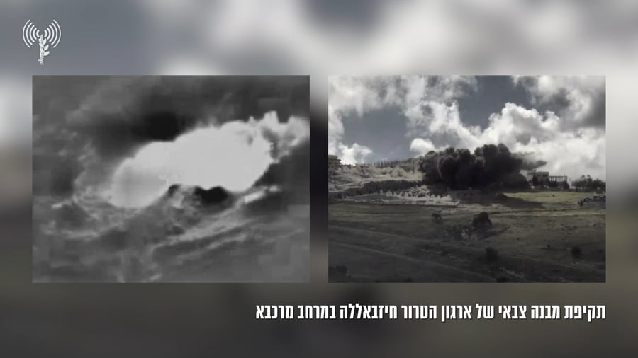 התקיפות לפני זמן קצר בלבנון