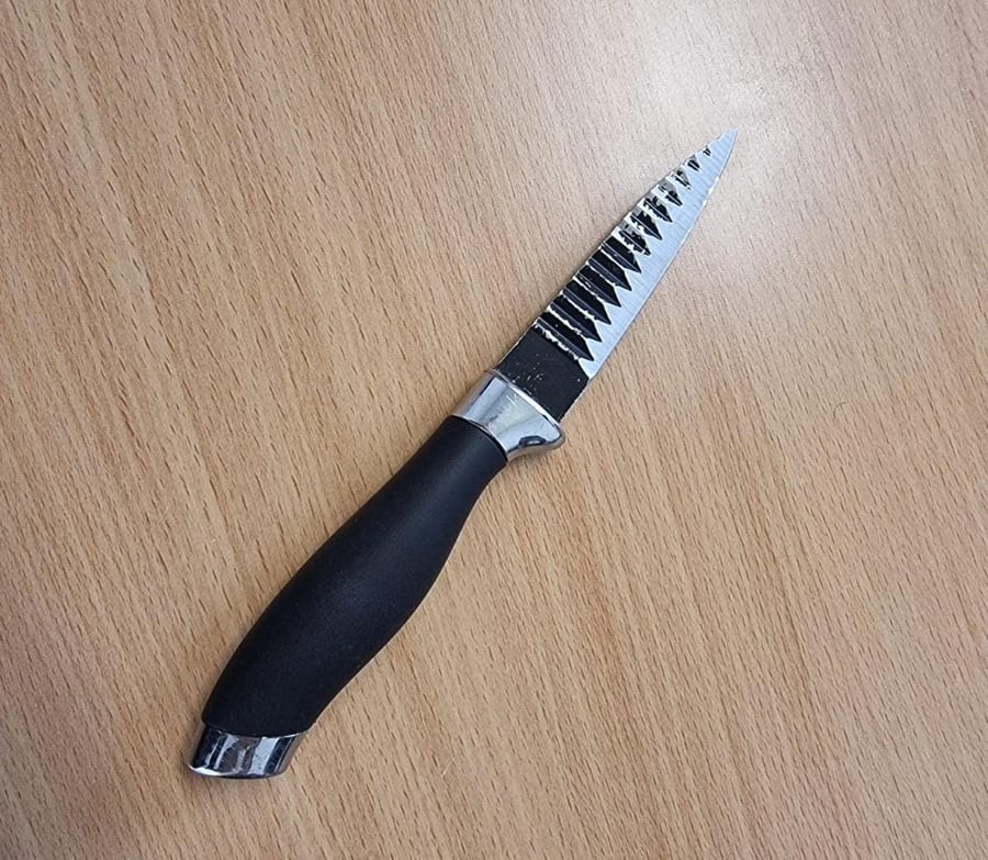 הסכין שבו השתמשה המחבלת