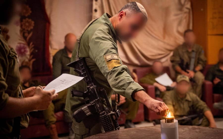 טקס זיכרון שקיימו לוחמי חטיבה 679 אתמול ברצועה