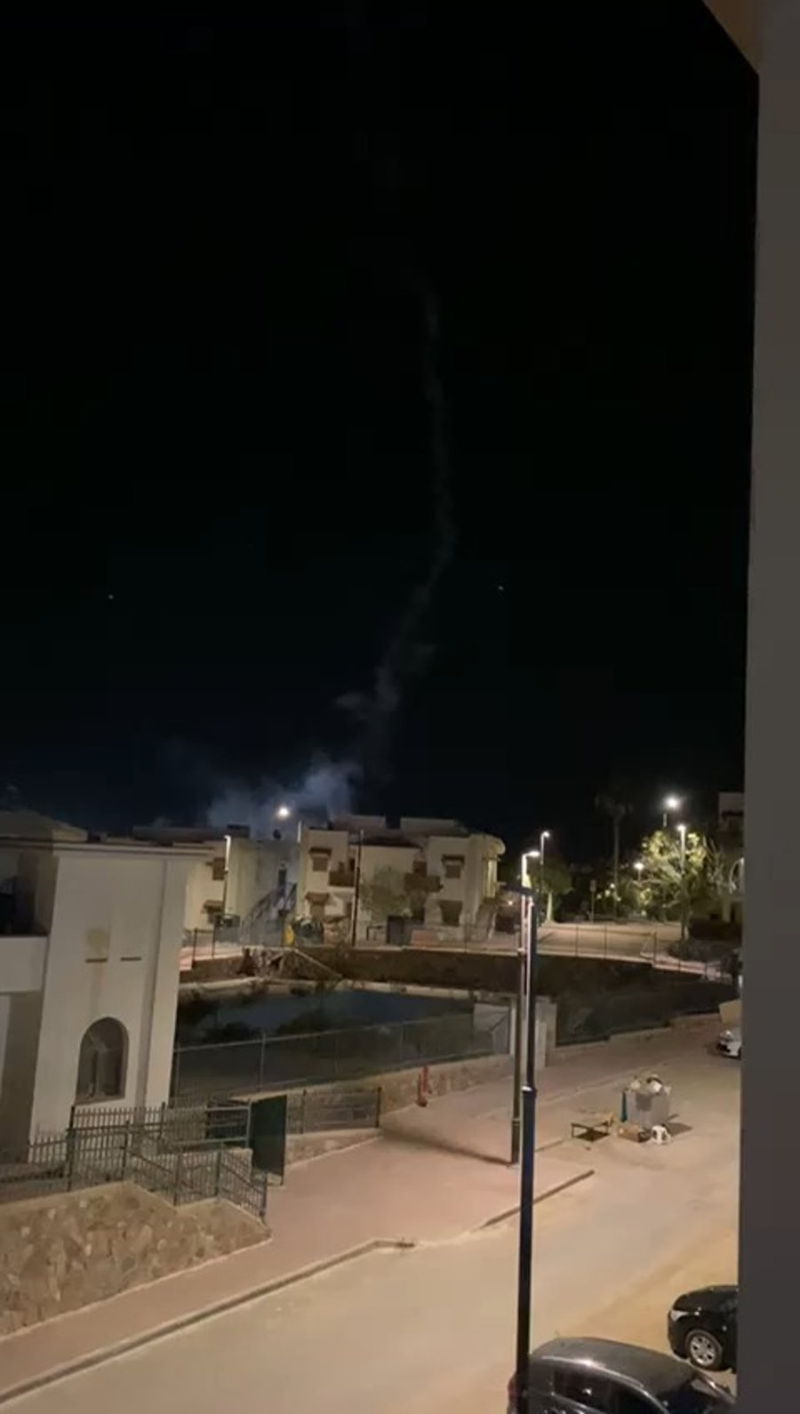 תיעוד נוסף מהיירוט באילת, הערב