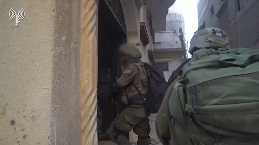 תיעוד מפעילות הכוחות ברצועה