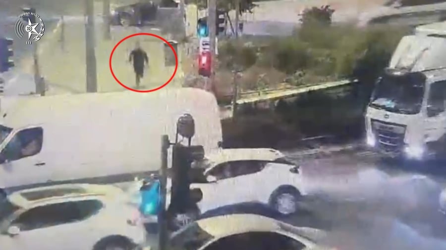 תיעוד המרדף והמעצר המשטרתי