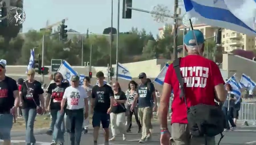 פעילות המשטרה לאפשר ולאבטח את המחאה בסמוך לכנסת