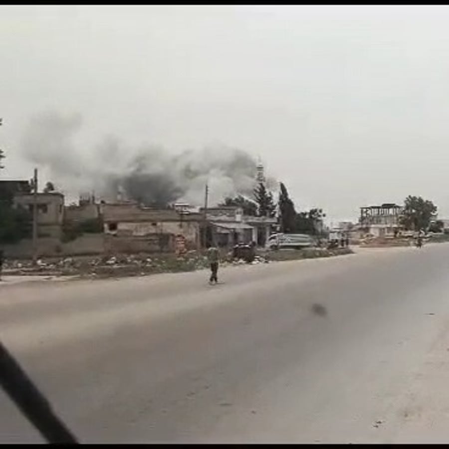 המשאית שהותקפה בחומס