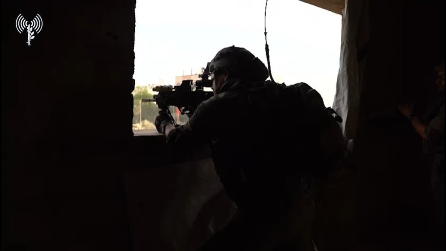 תיעוד מפעילות כוחות צה״ל במספר מוקדים במרחב רצועת עזה