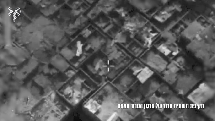 תיעוד מתקיפות צה"ל ברצועה