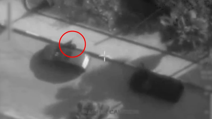 תיעוד מזיהוי החמוש מגיע לבית חולים בג'נין