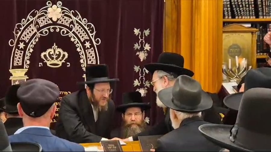 מעמד הלחיים לרגל בחירת גאב"ד ציריך 